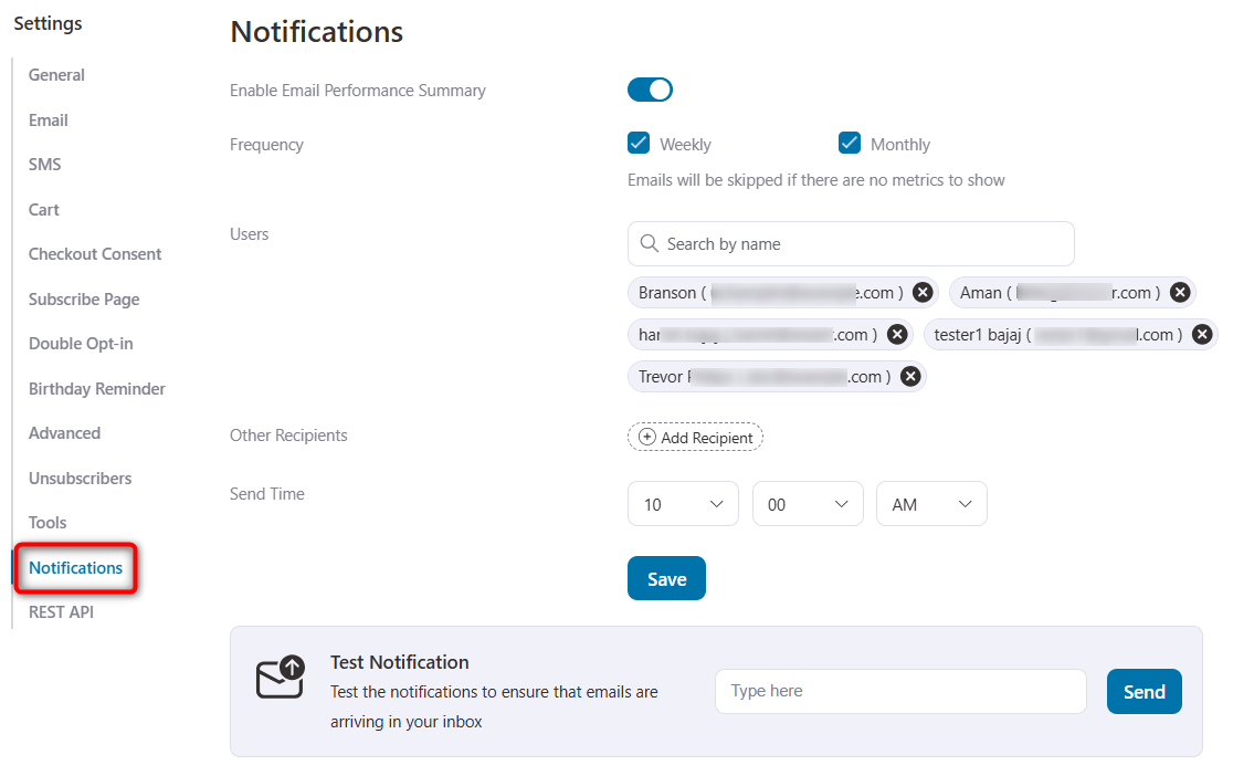 Notifications - FunnelKit