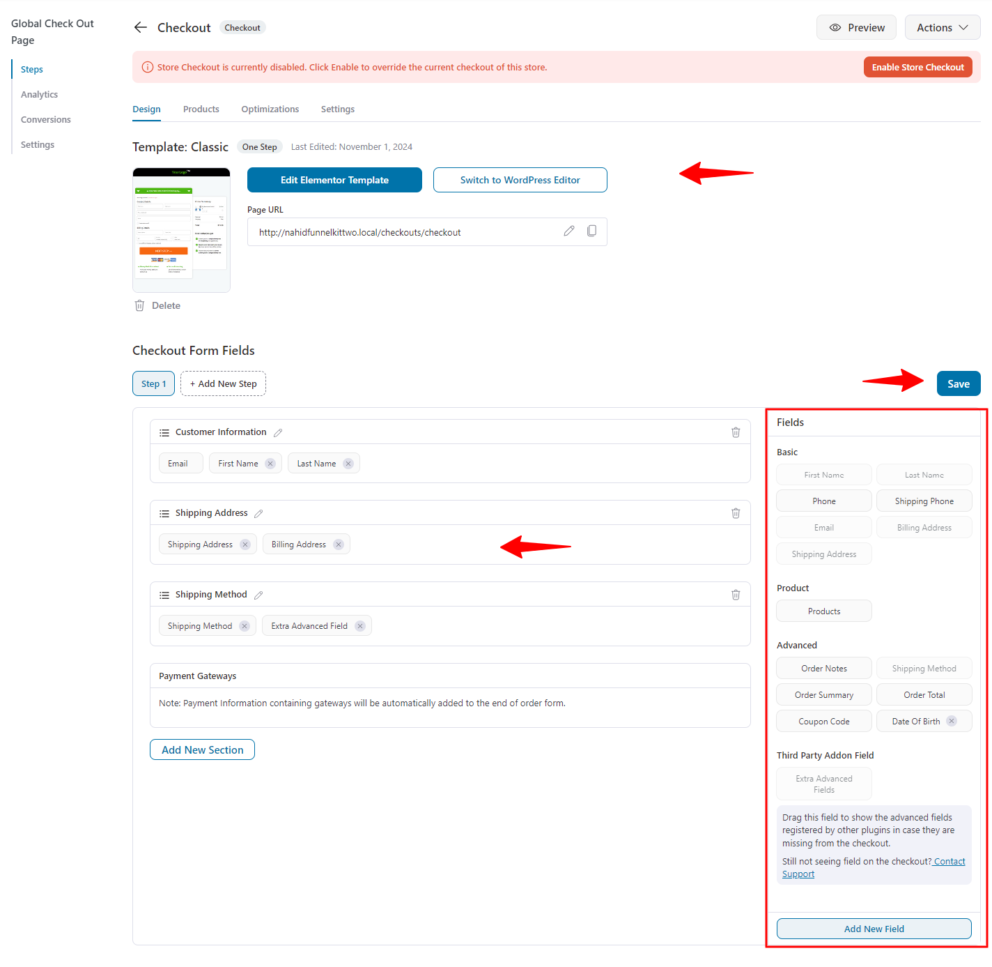 customizing the checkout fields in and configuring the WooCommerce Add Donation at Checkout