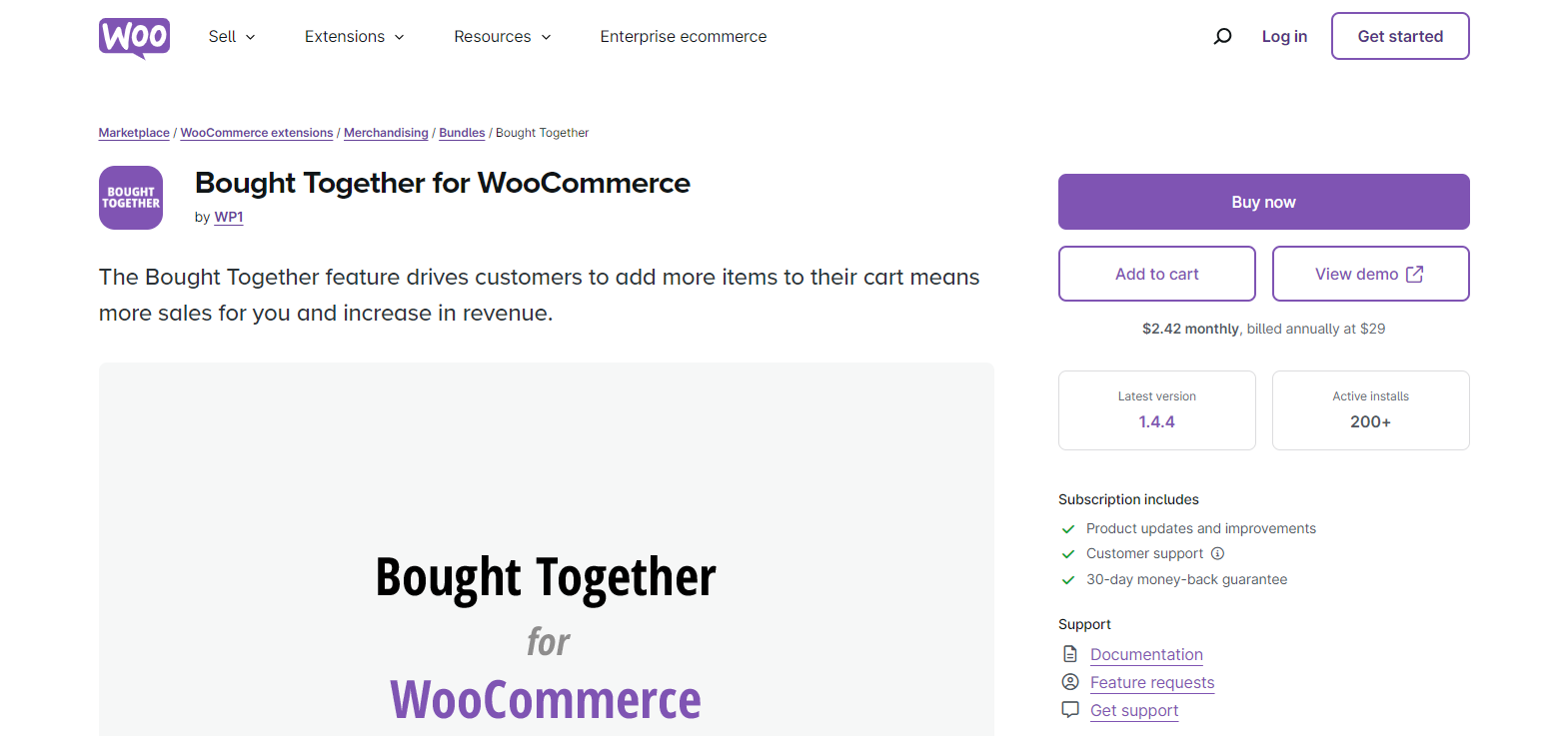 Bought Together for WooCommerce