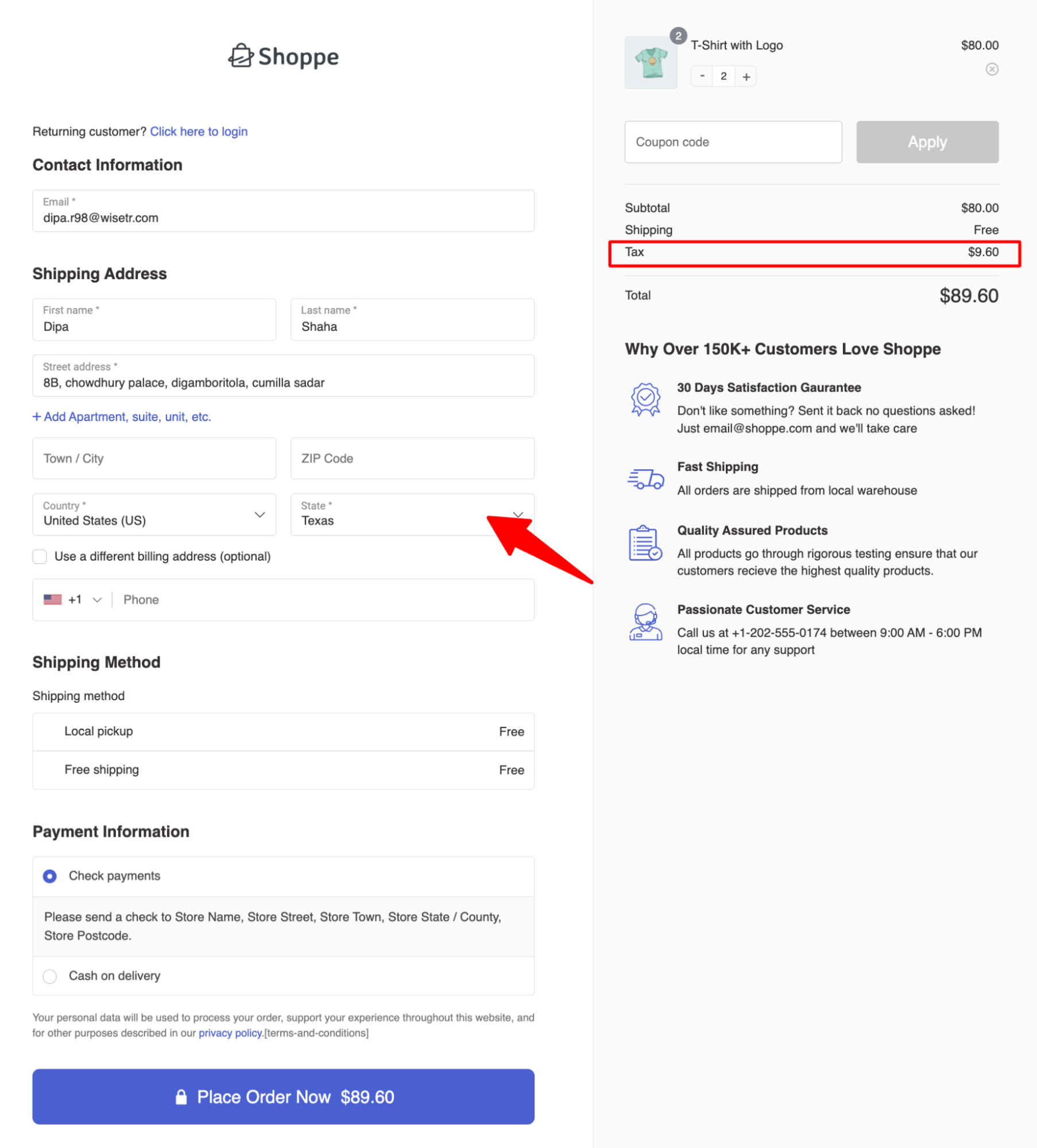 geolocation based tax woocommerce