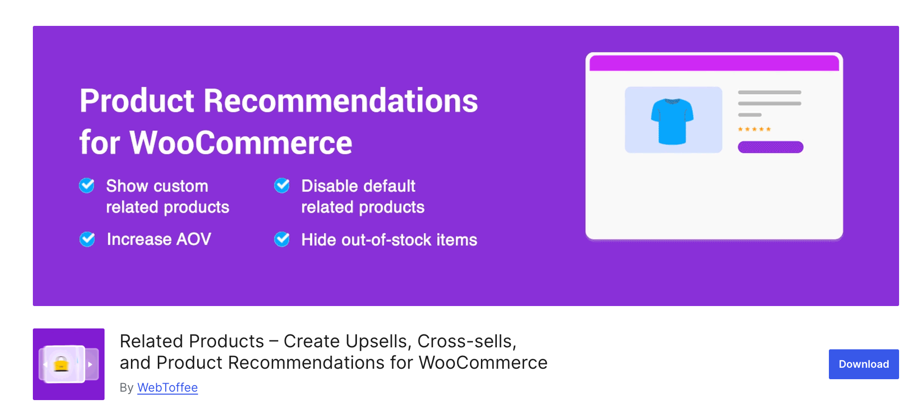 product recommendations for Woocommerce