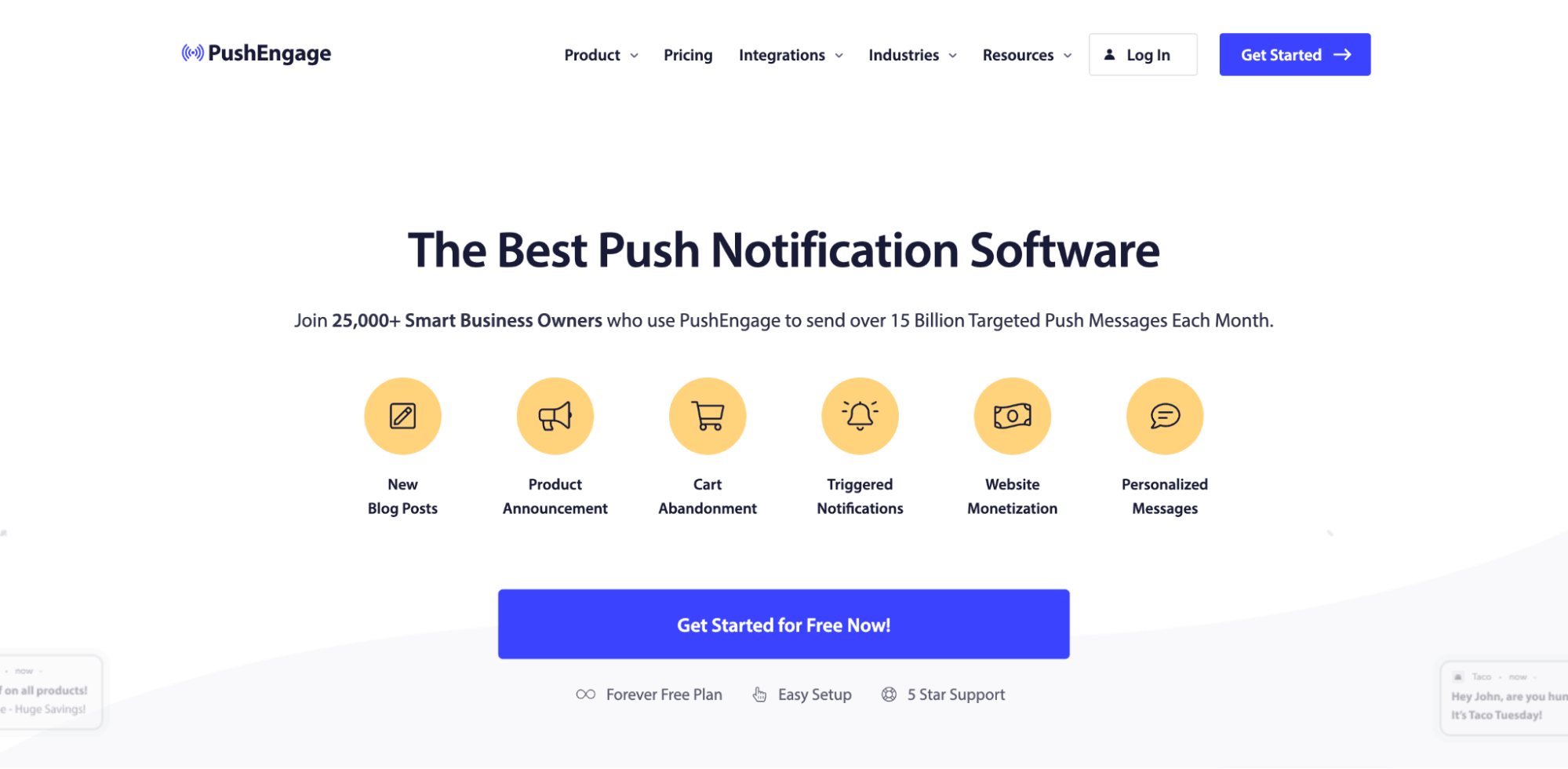 PushEngage - Best Push Notification Tool for WooCommerce