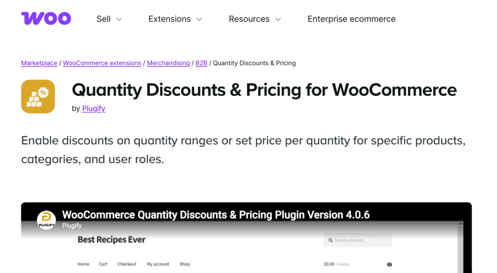 Quantity Discounts & Pricing for WooCommerce