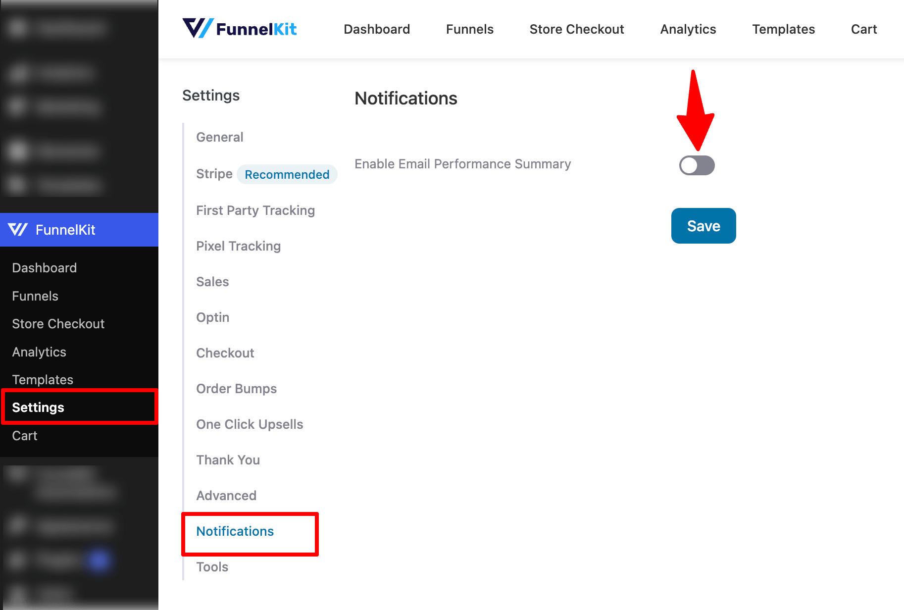 enable WooCommerce sales report notification for store performance