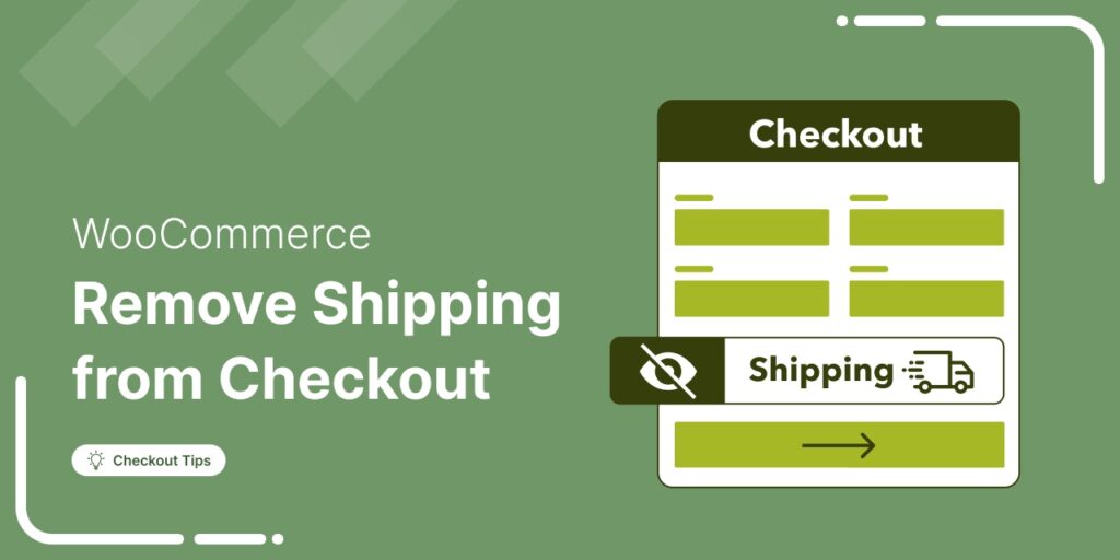 remove shipping from woocommerce checkout - FunnelKit