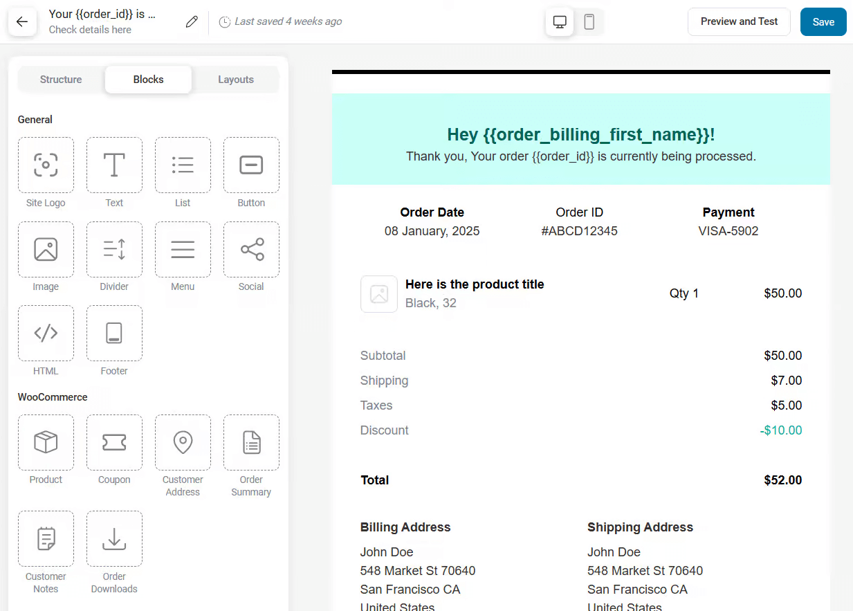 order notification for customers
