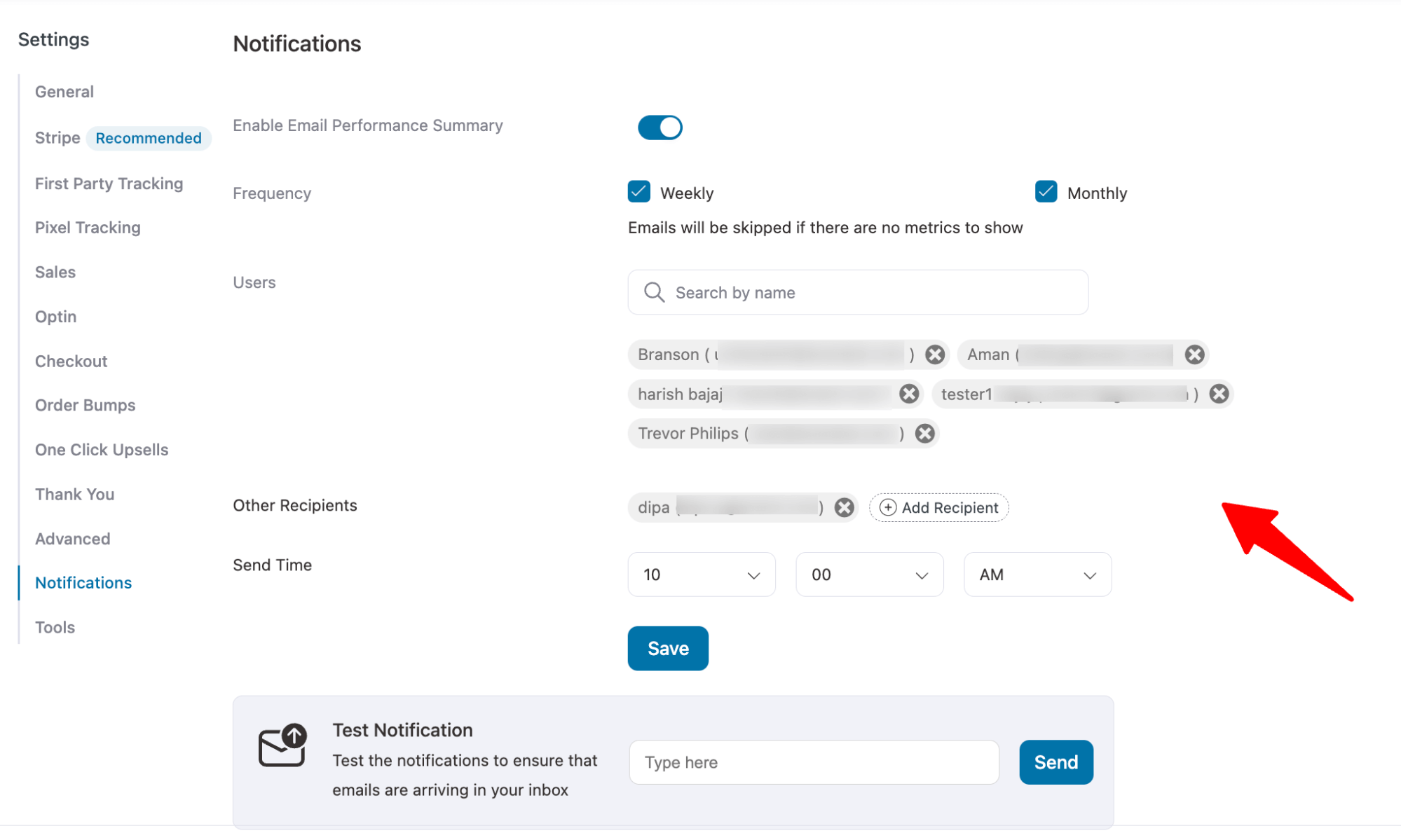 set up WooCommerce sales report notification for store performance