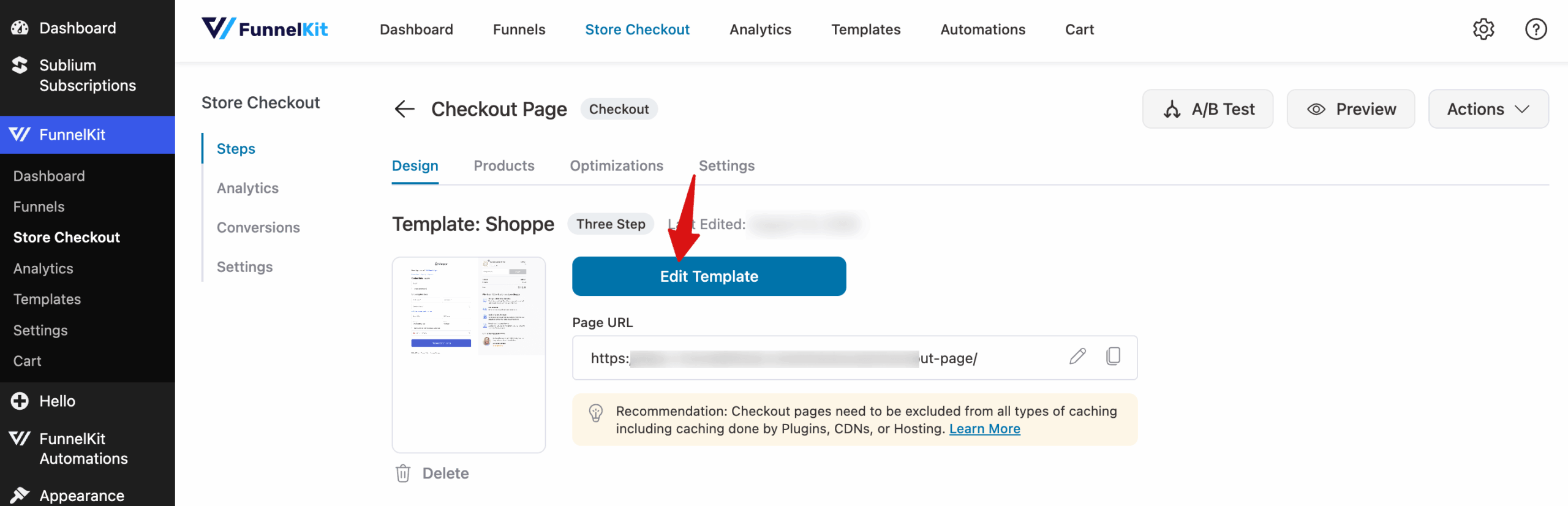 Edit custom multi step WooCommerce checkout template