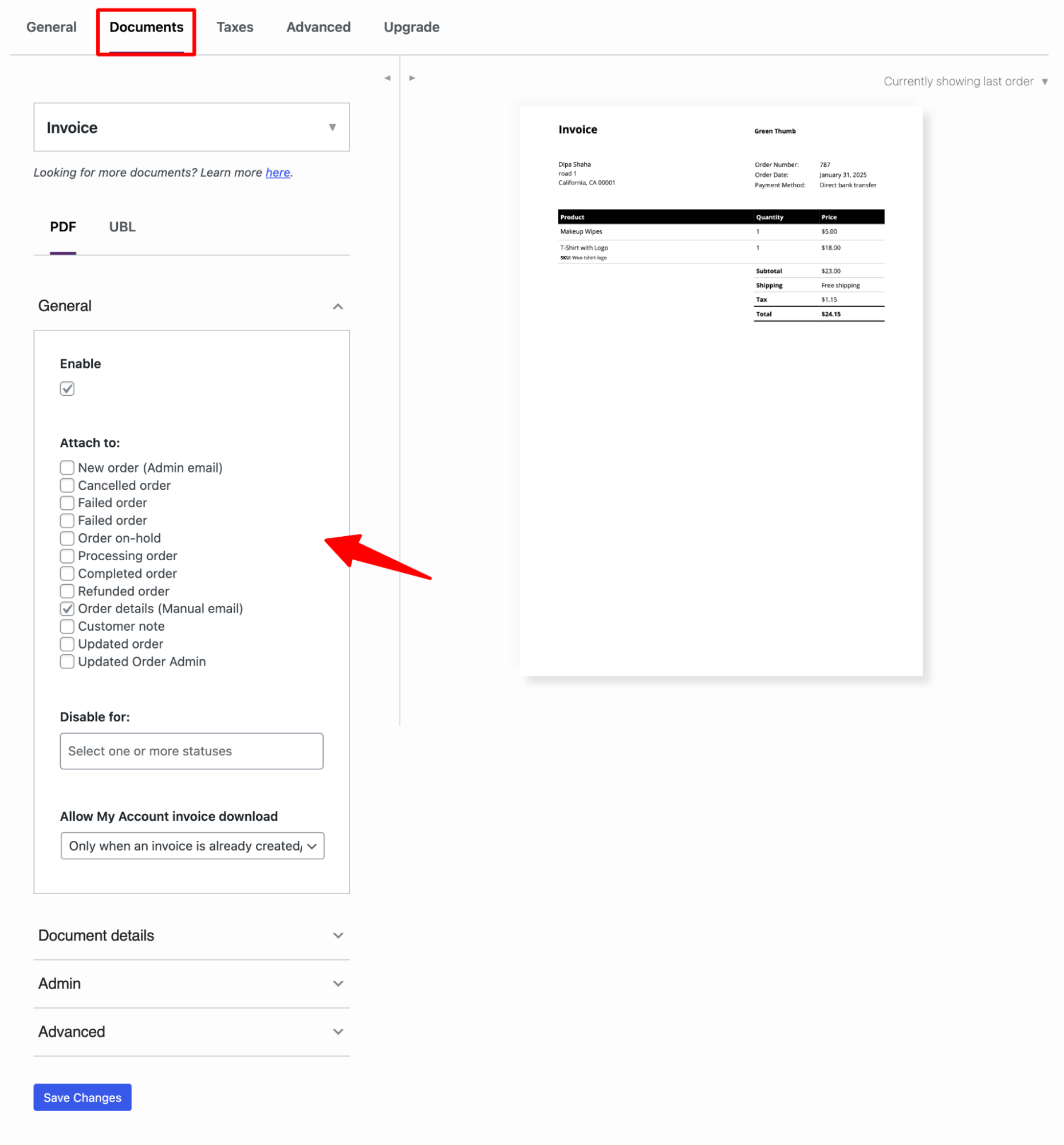 add pdf to invoice emails