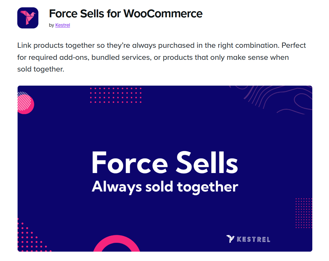 force sells for woocommerce plugin
