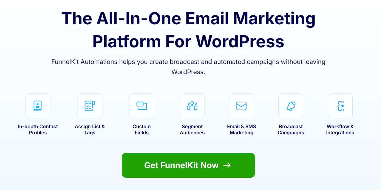 funnelkit automations - the best woocommerce upsell plugin for emails