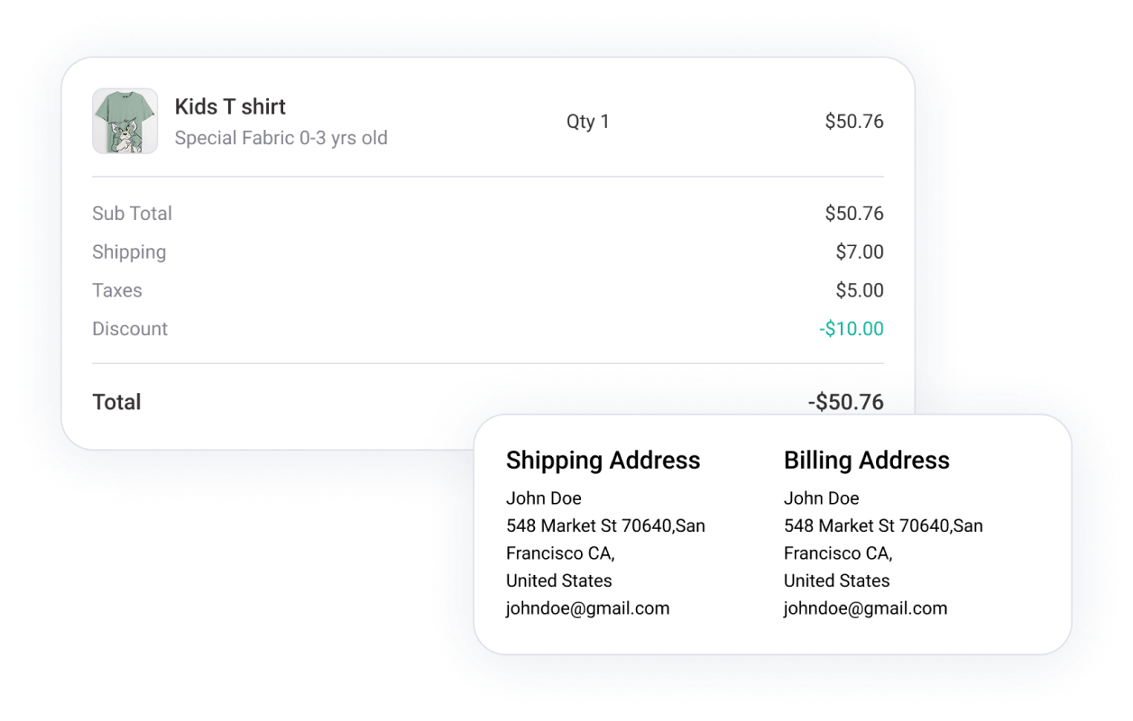 Integrate WooCommerce specific blocks like cart items, order summaries, discount coupons, customer addresses, and direct cart links into your emails