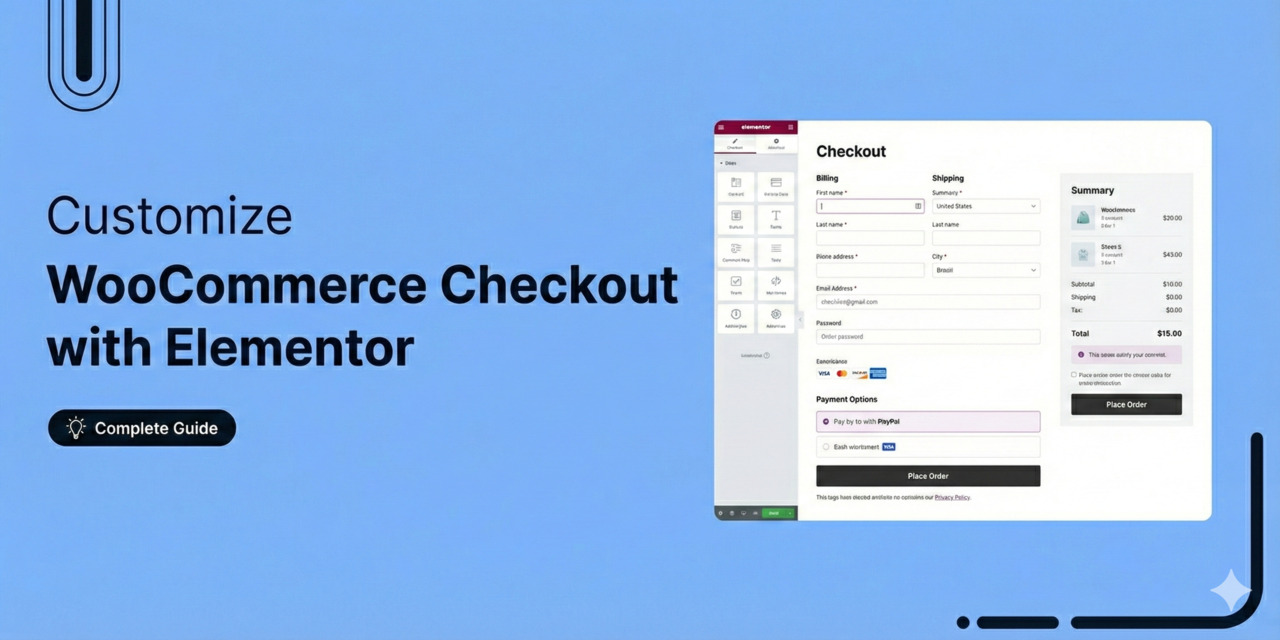 How to Customize the WooCommerce Checkout Page with Elementor