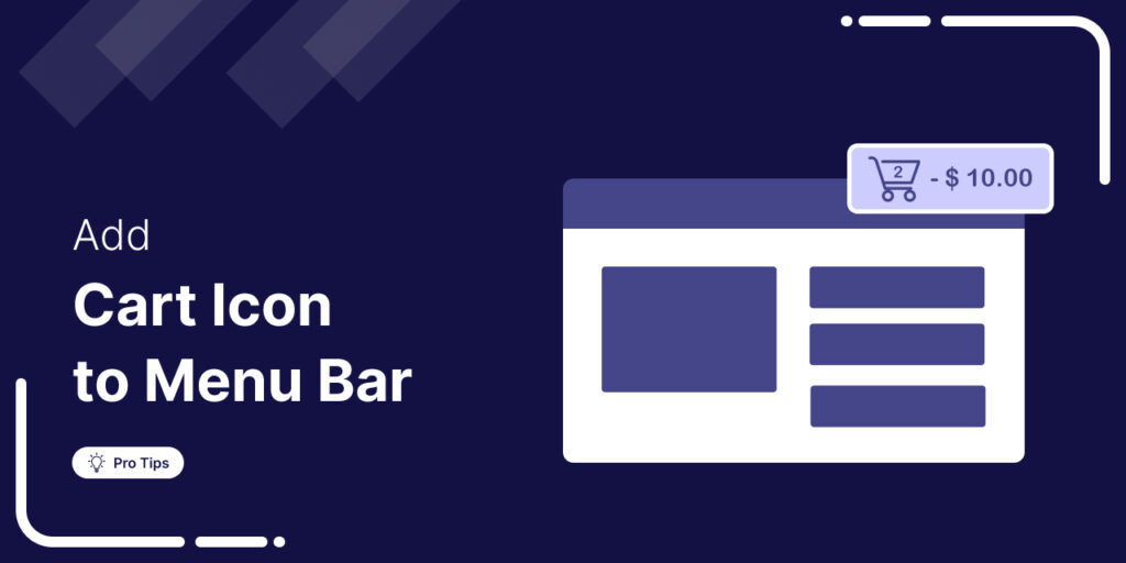 How to Add WooCommerce Cart Icon to Menu Bar