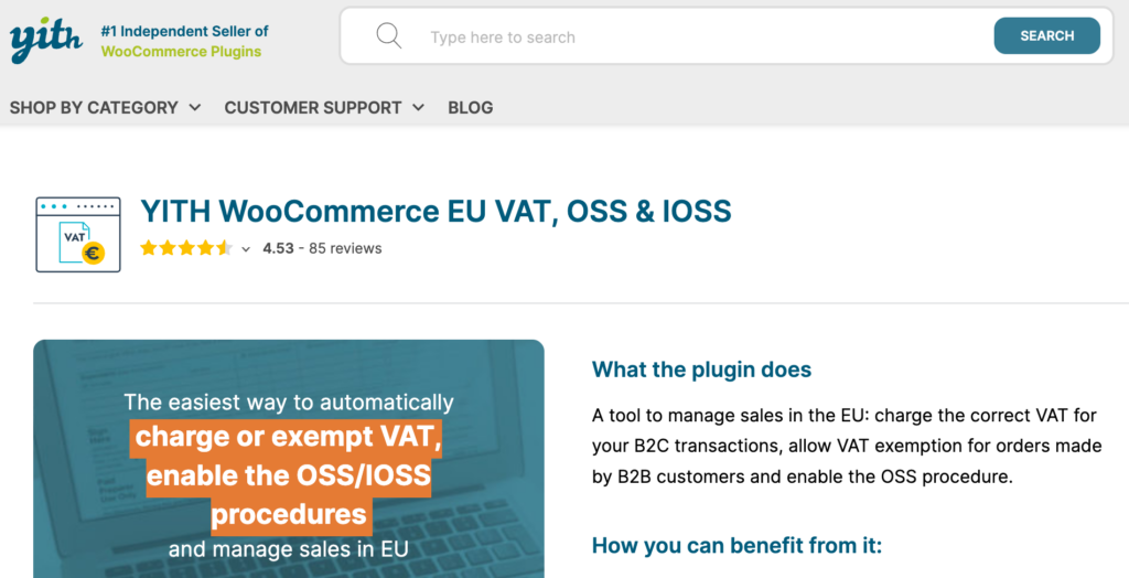 YITH WooCommerce EU VAT, OSS & IOSS