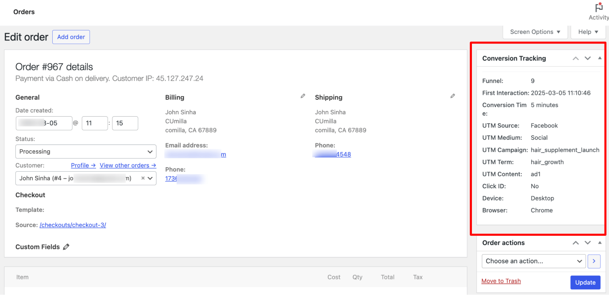 conversion tracking