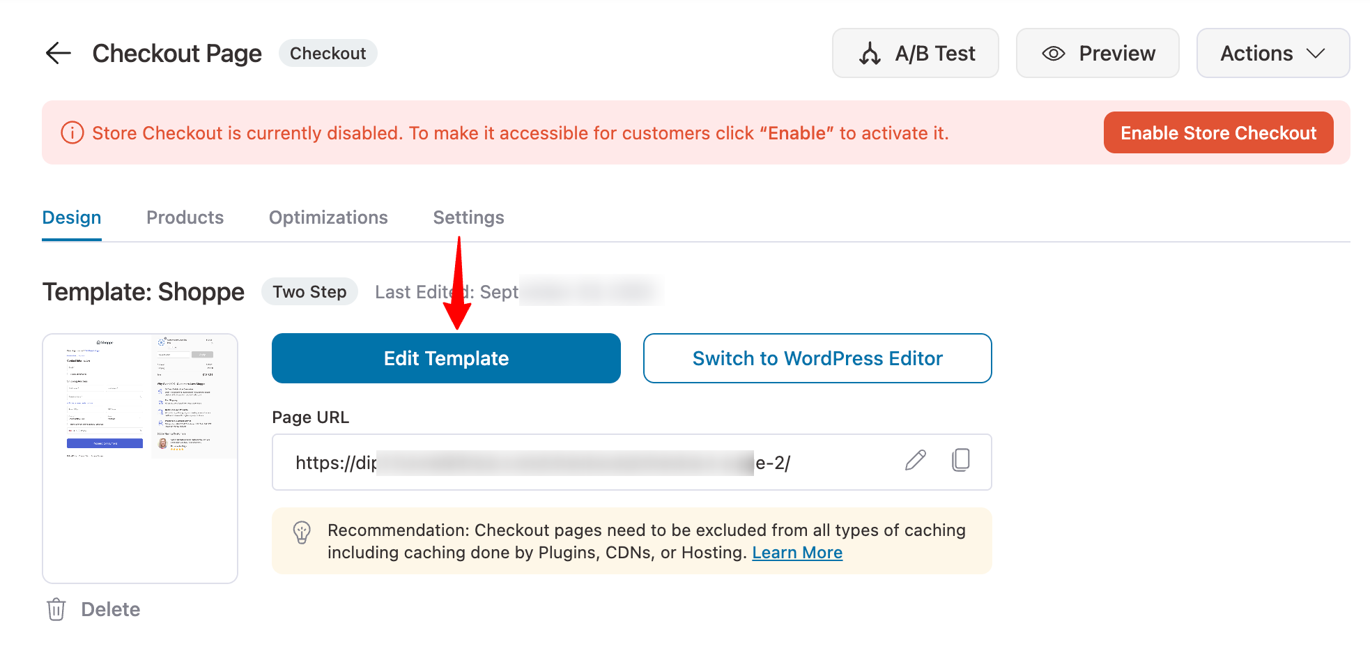 edit template to add file upload