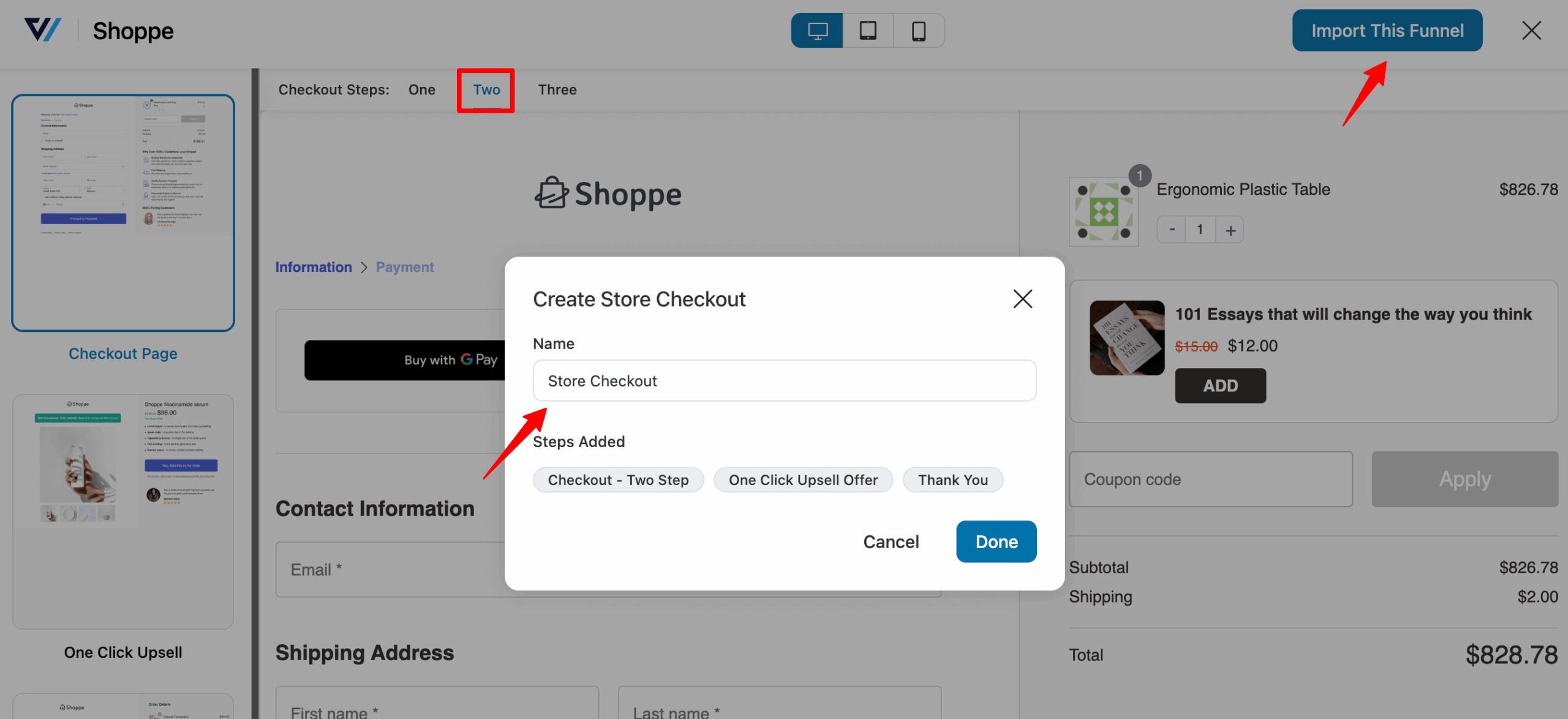 import shoppe to add fiele uplaod option