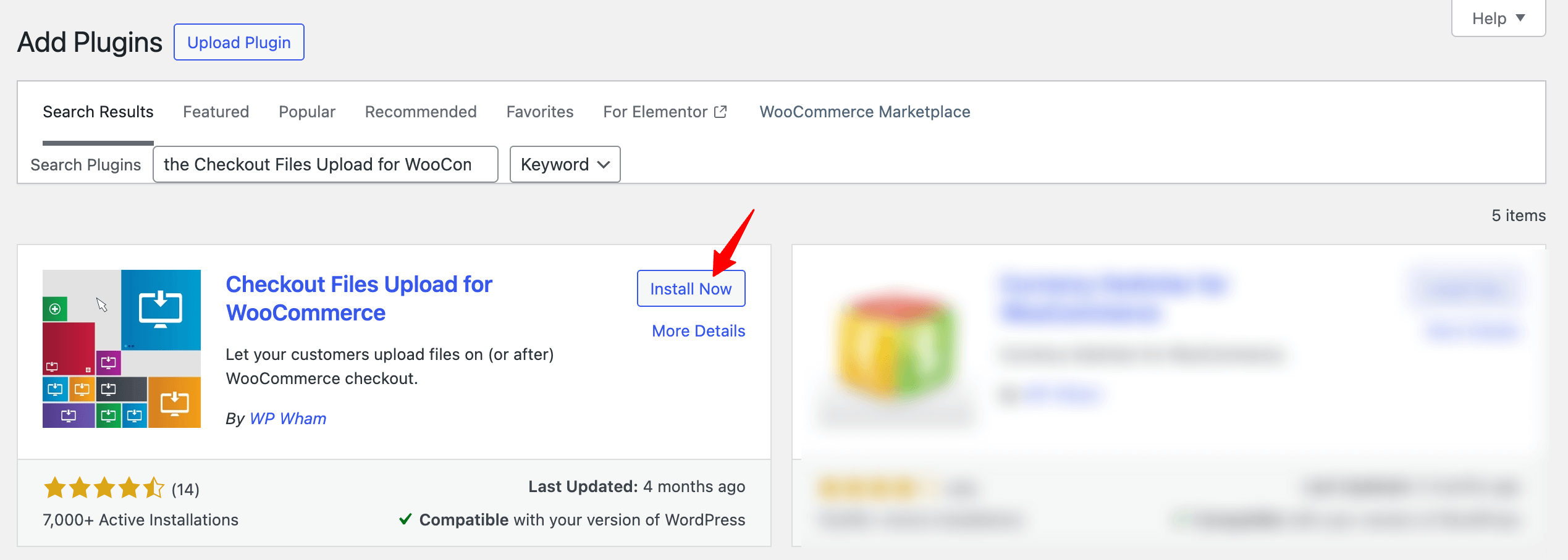 install and activate the Checkout Files Upload for WooCommerce