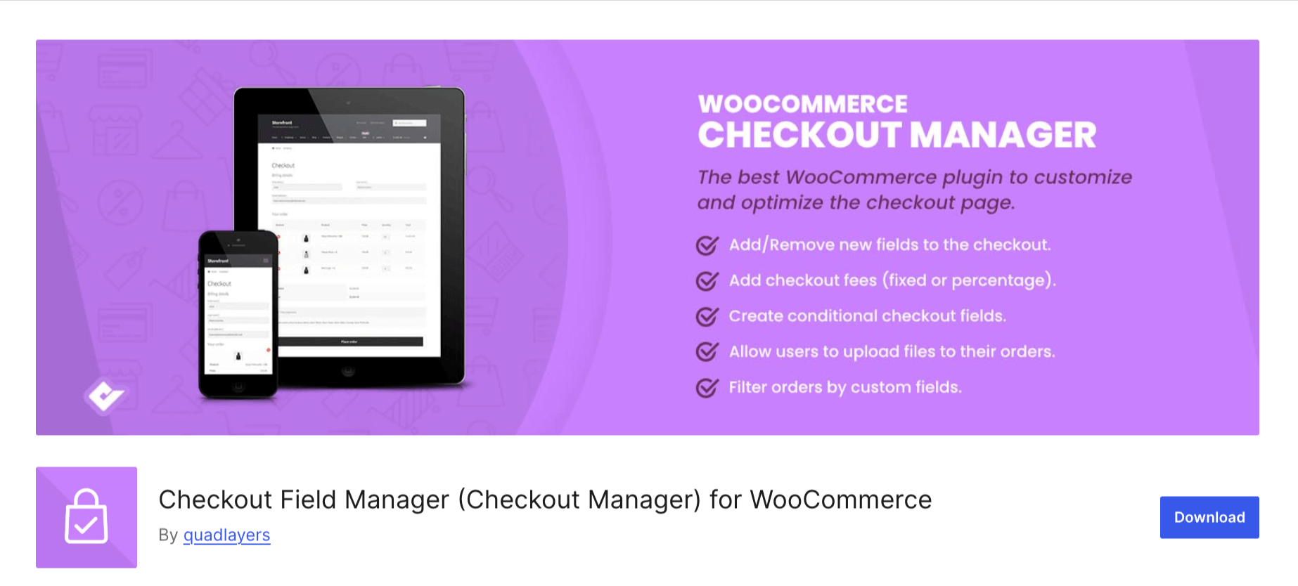 Checkout Manager for WooCommerce- Best For Editing Checkout Fields