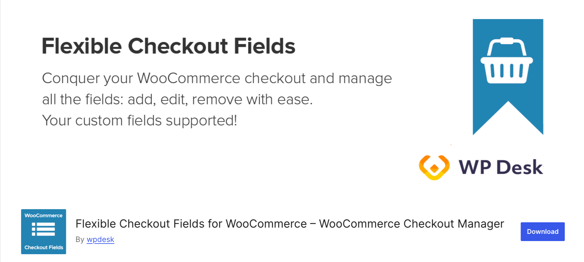 Flexible Checkout Fields - Best For Removing Unnecessary Fields 