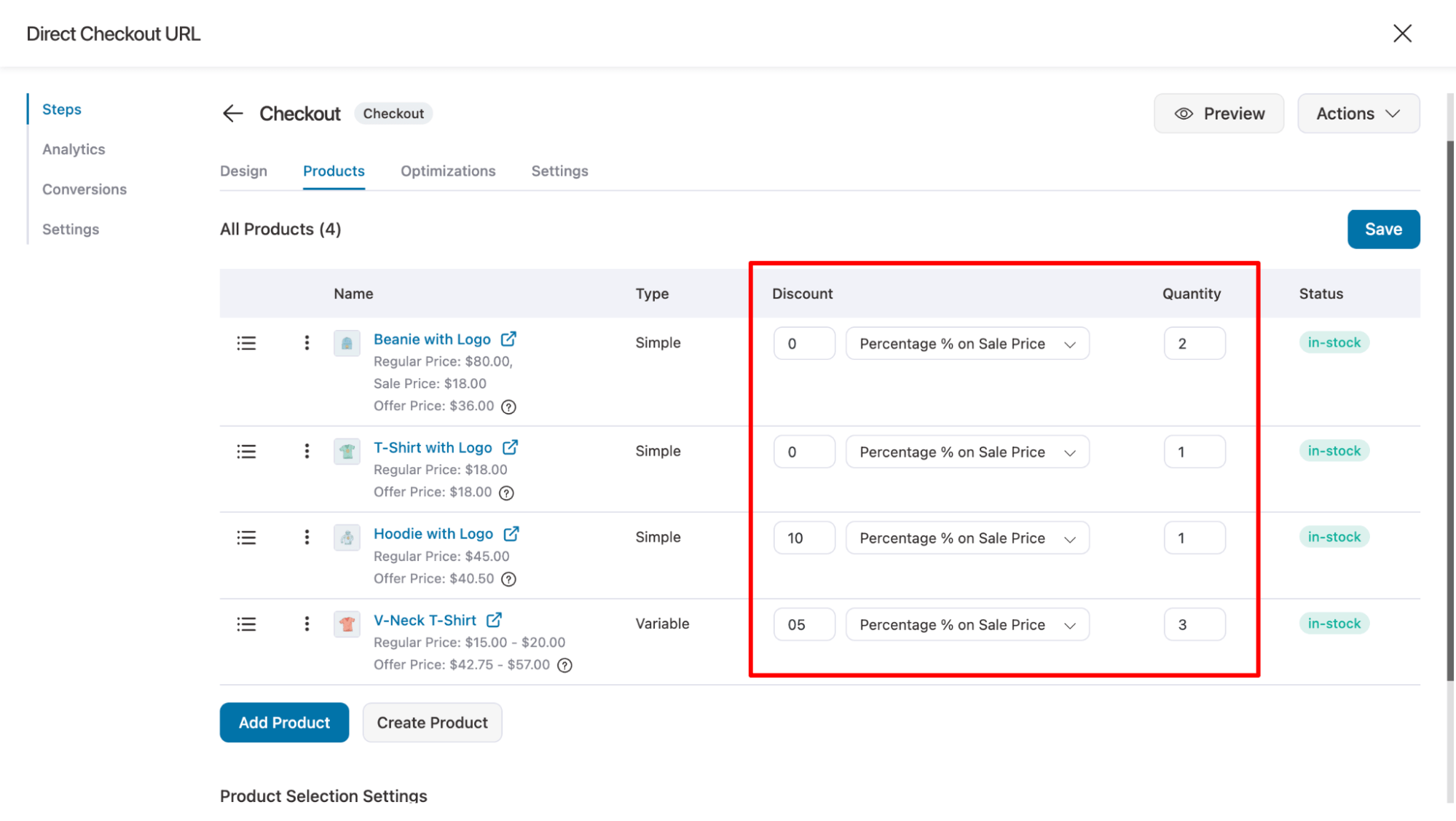 add multiple product to direct WooCommerce checkout using FunnelKit Automations