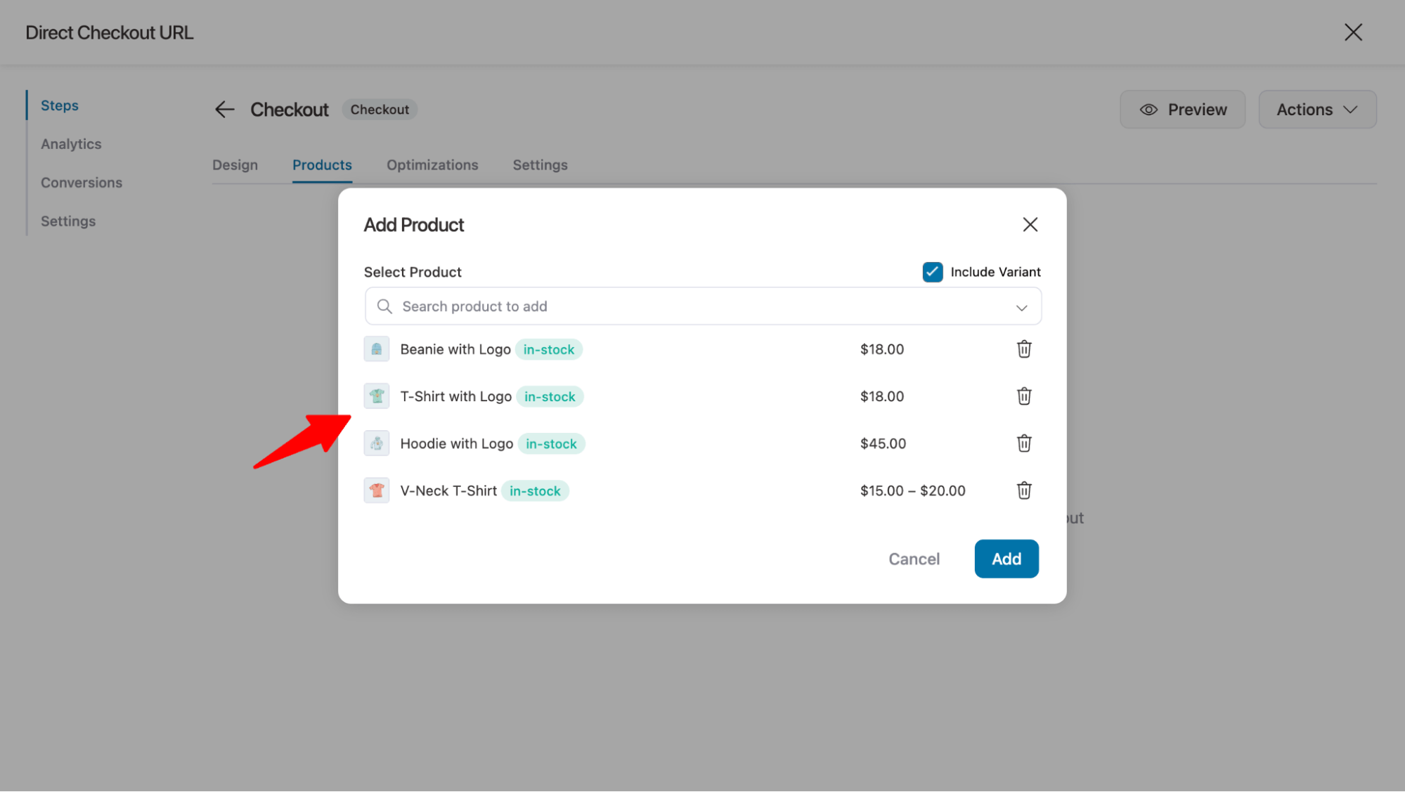 add product to WooCommerce direct checkout