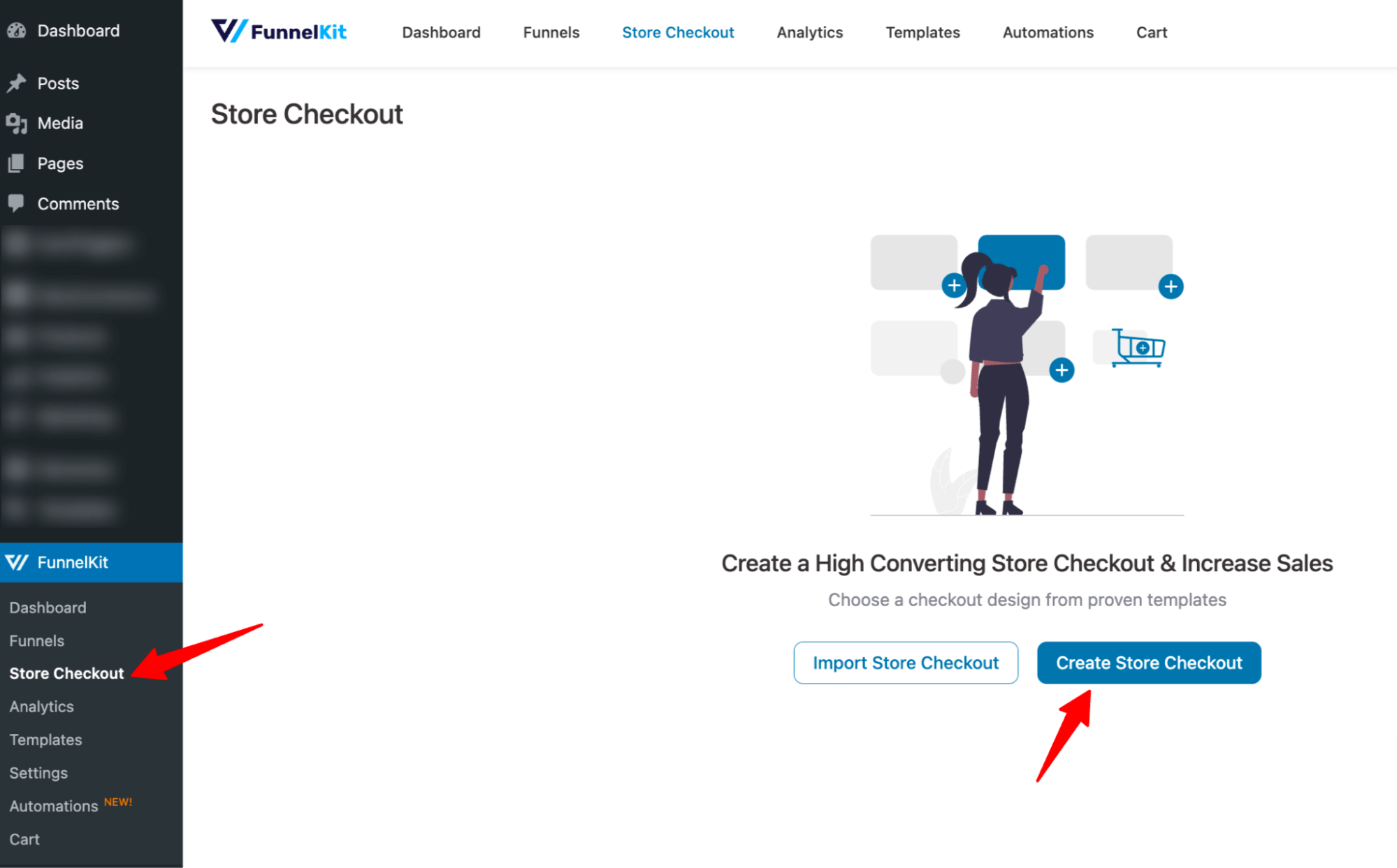 create store checkout
