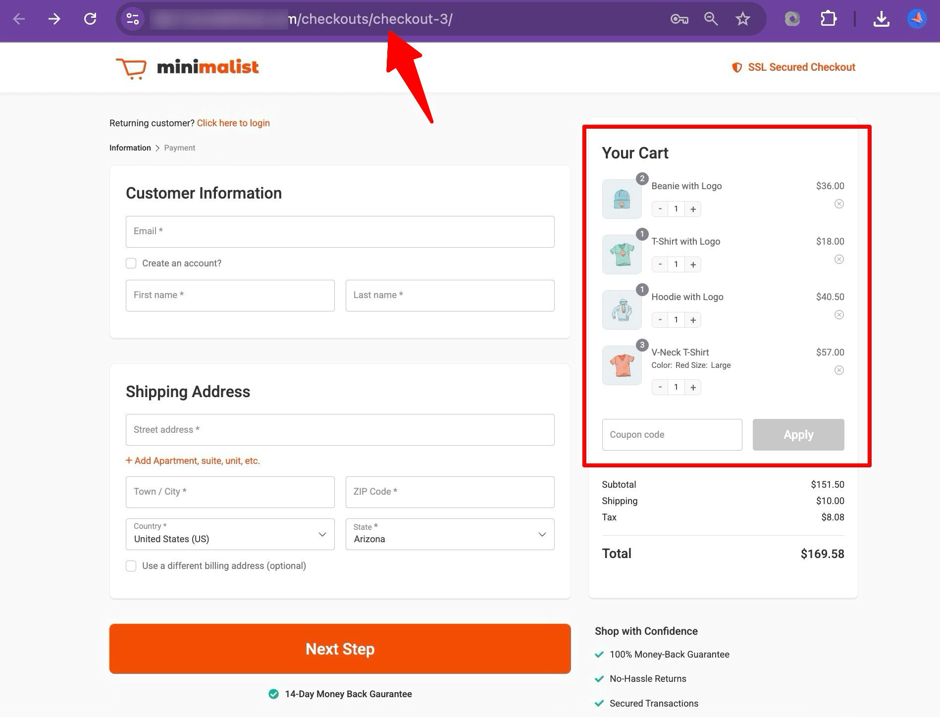 test WooCommerce direct checkout URL with multipel products usign FunnelKit Automations