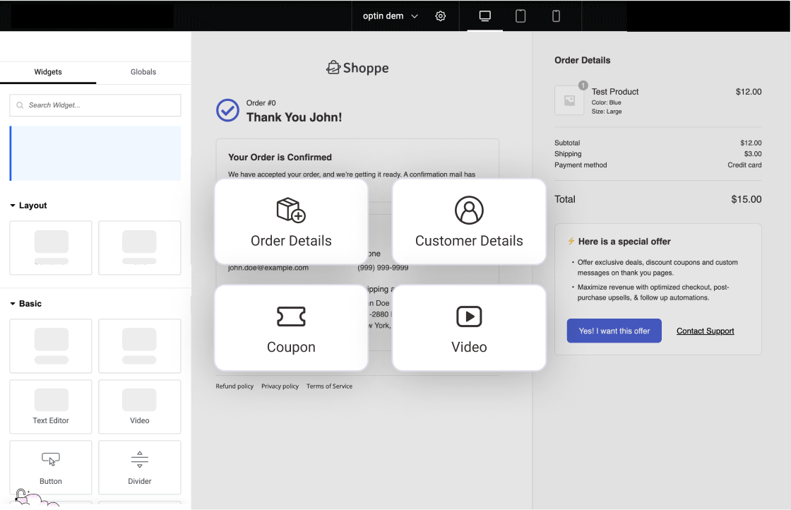 Design WooCommerce Thank You Pages with Any Page Builder