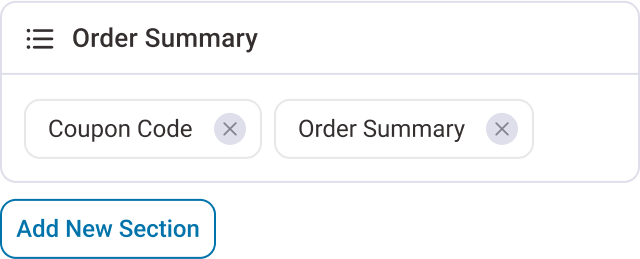 Custom Section Creation