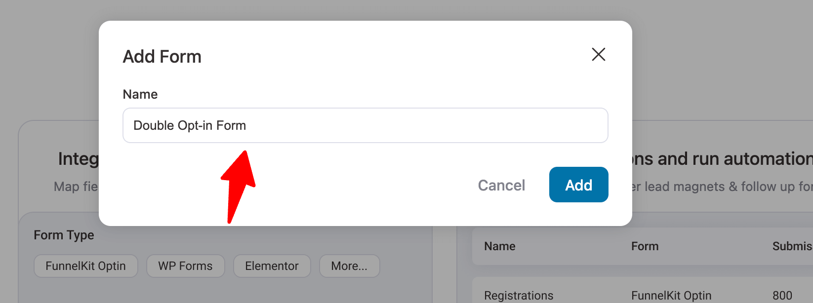 double opt in form