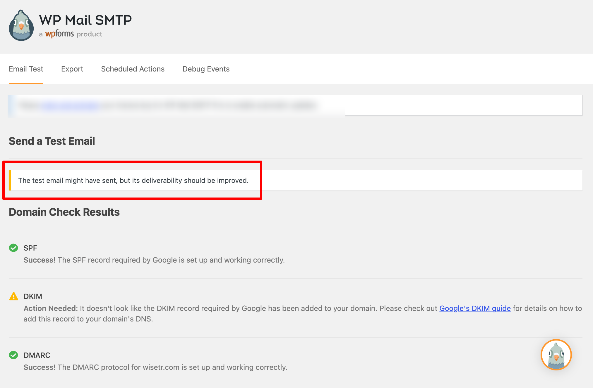 reason for email deliveribility issue