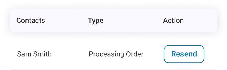 Resend Emails