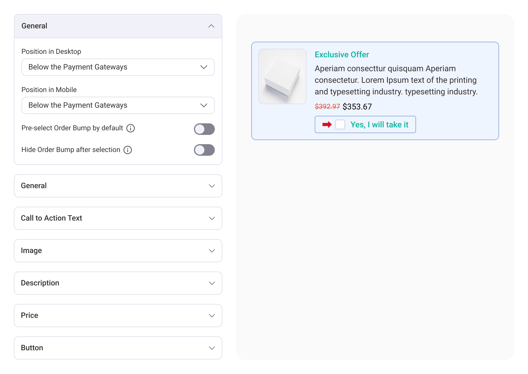 Create Branded WooCommerce Order Bumps