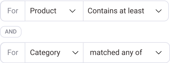 Advanced Offer Matching