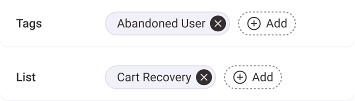 Tag & Segment Abandoned Users