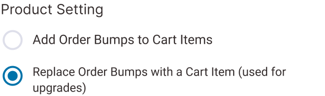 Product Upgrades