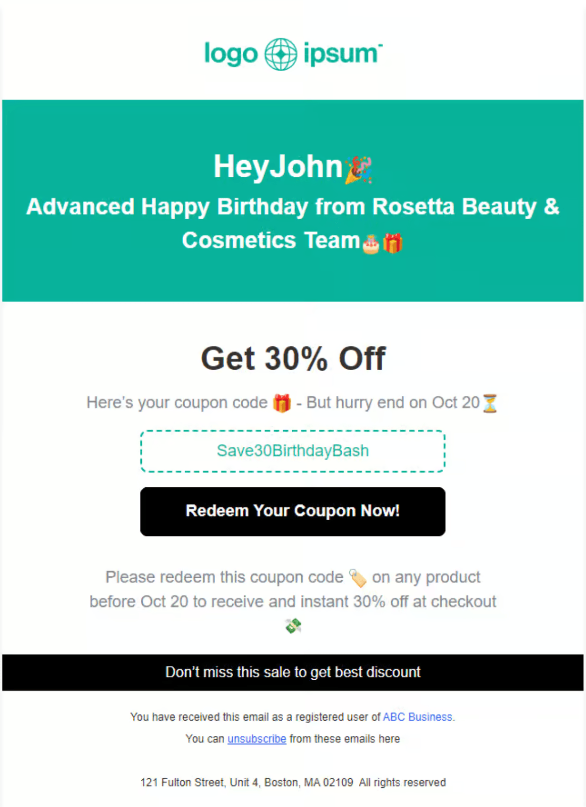 WooCommerce Birthday Coupon Email For Customers