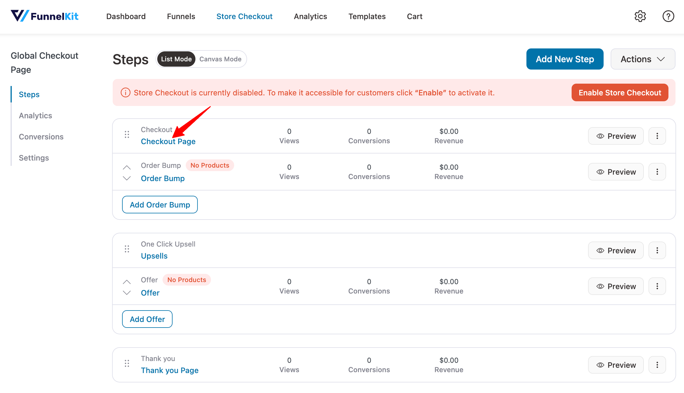 Accessing the WooCommerce checkout page to customize the Place Order button