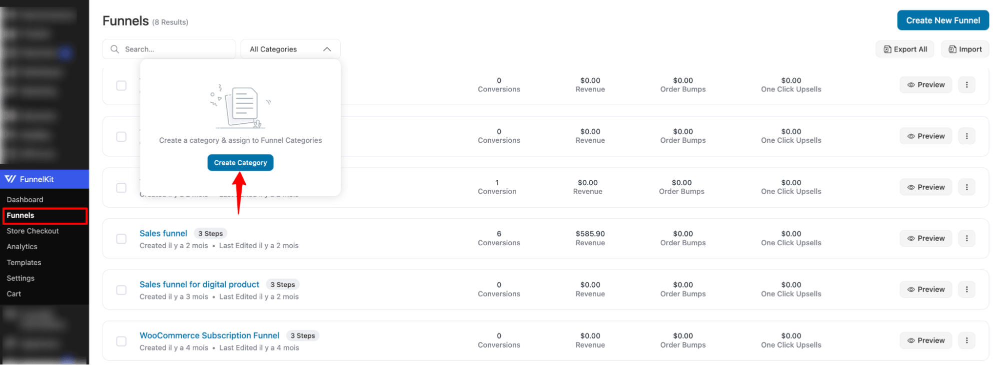 hit create category