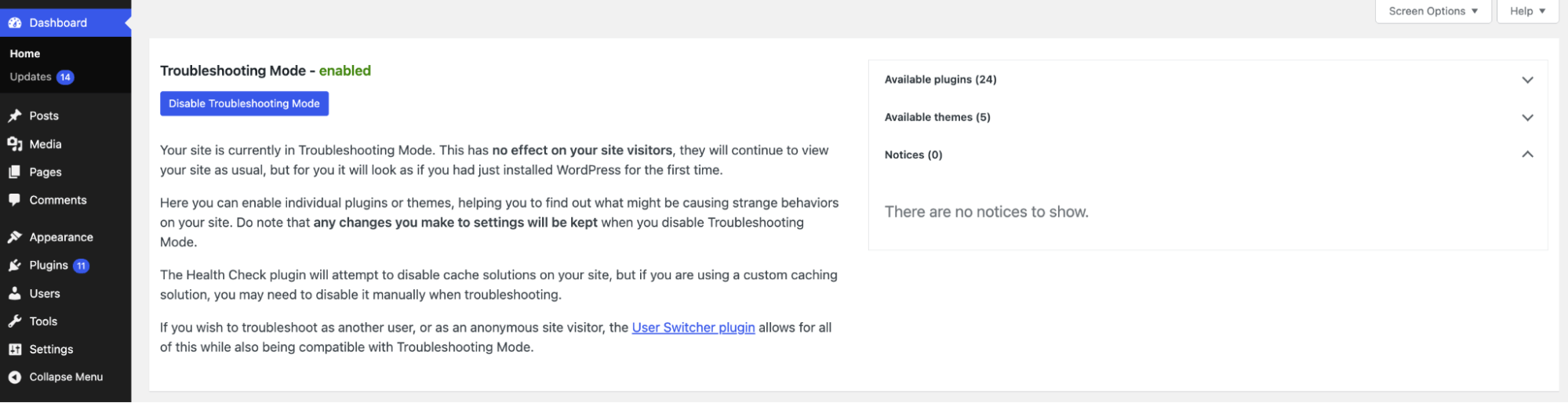 troubleshooting mode to fix woocommerce checkout page not loading​ issue 