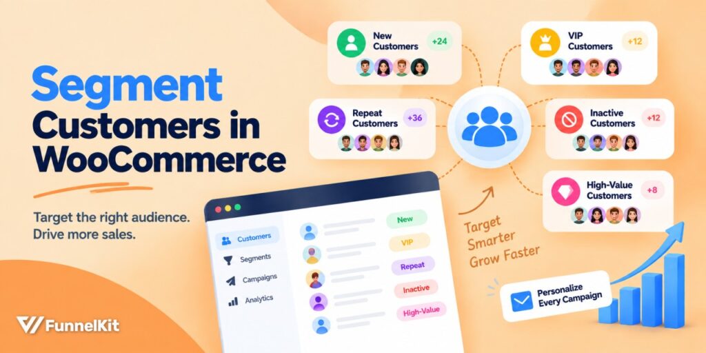 woocommerce customer segmentation - FunnelKit