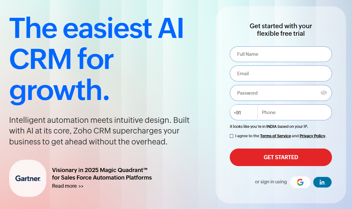 zoho crm for woocommerce