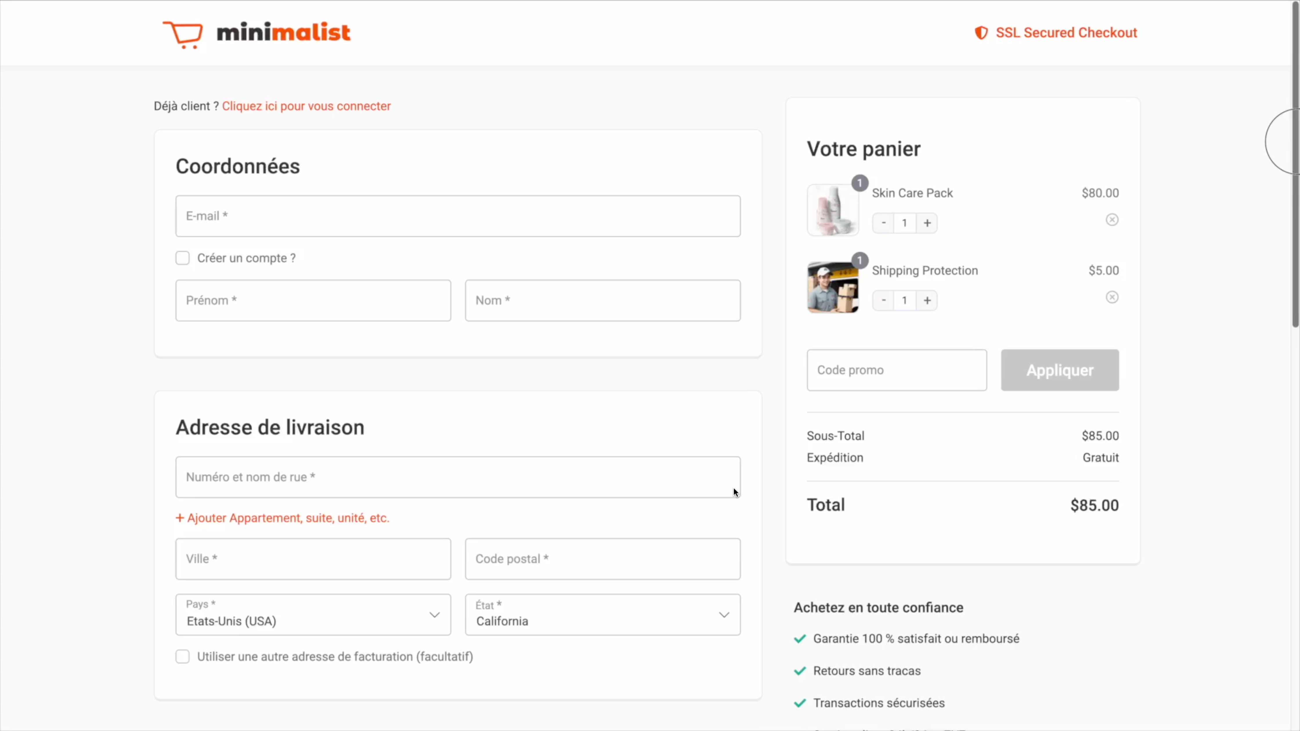 Auto-Translated Checkout Pages