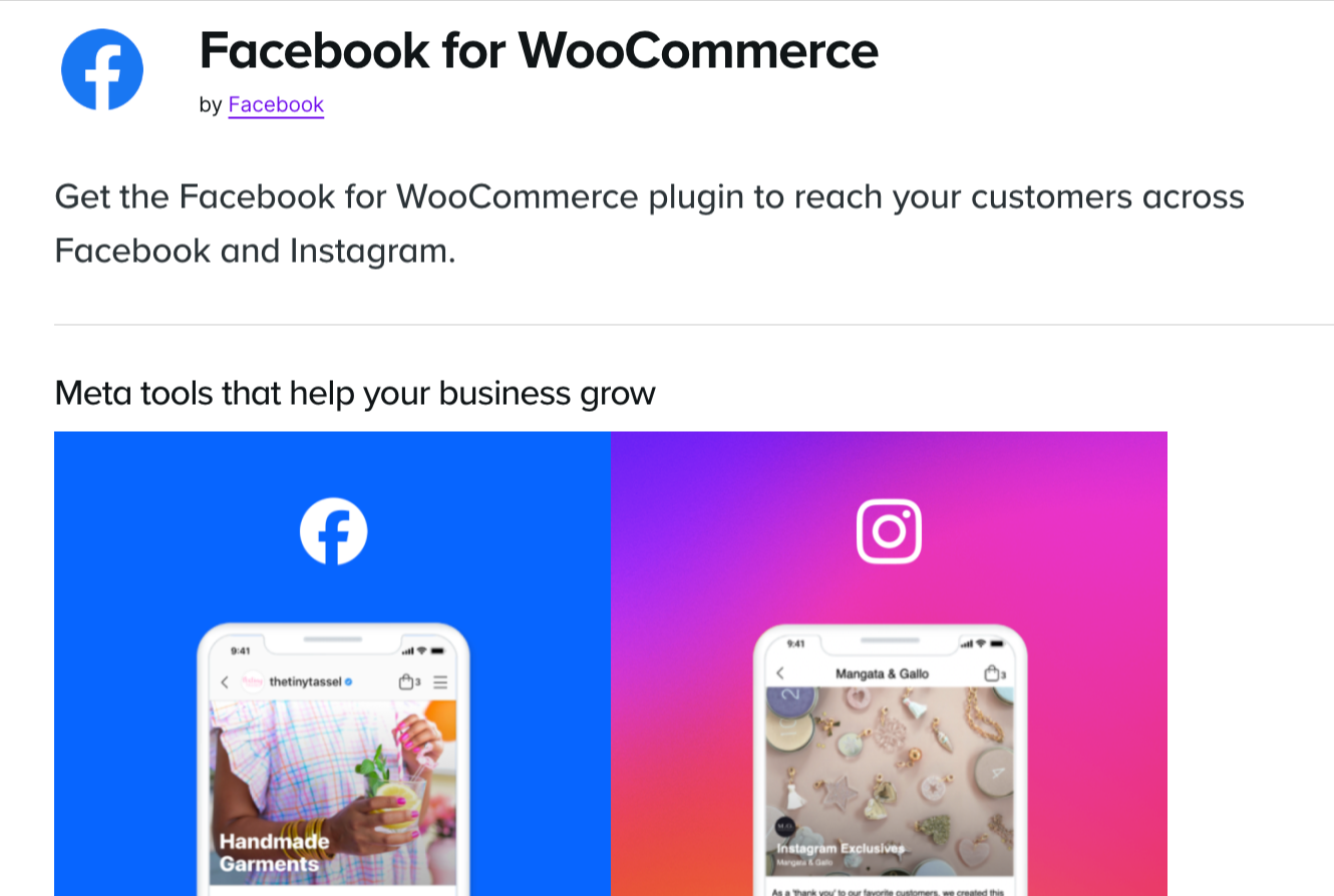 Facebook for WooCommerce