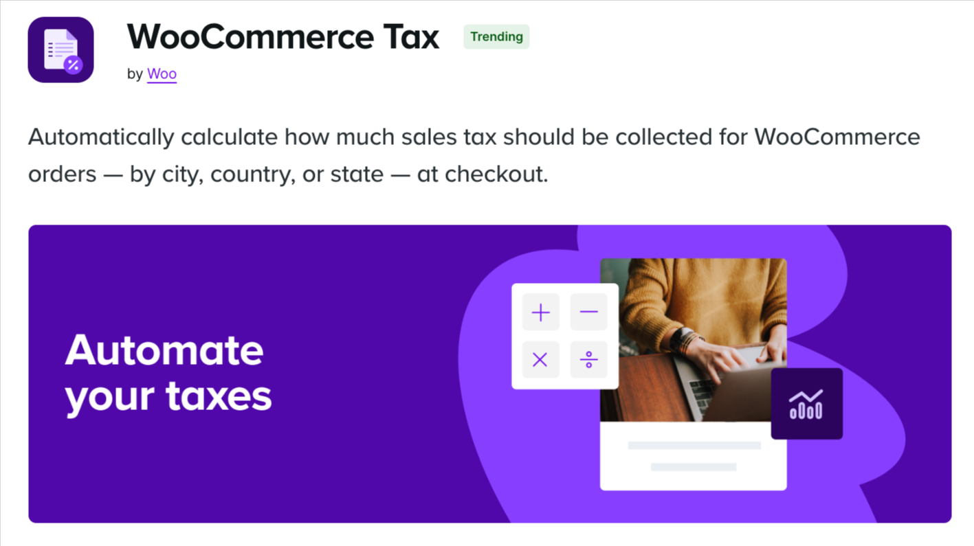 WooCommerce Tax - Best free WooCommerce plugins