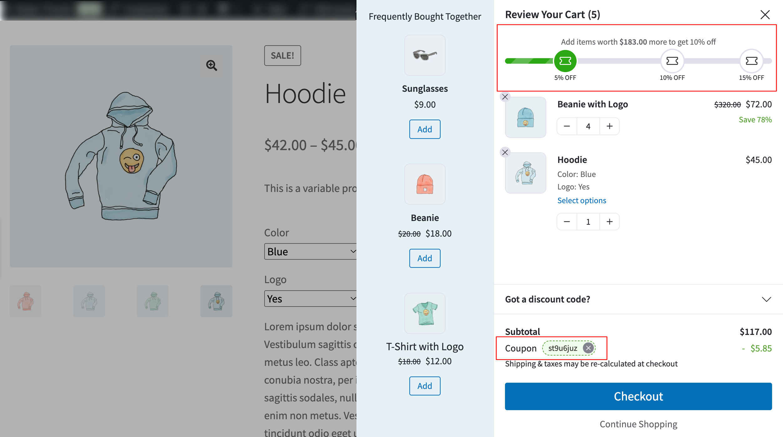 FunnelKit Cart best discount plugin