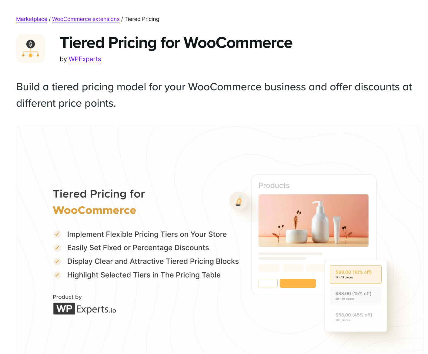 Tiered Pricing for WooCommerce- Best for Tiered Discount Pricing