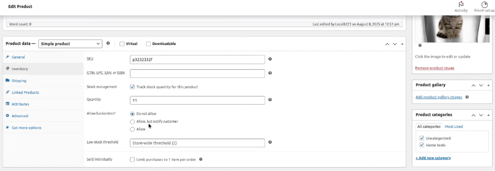 Add product name, image, price and category in WooCommerce